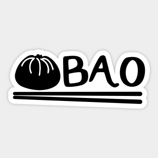 Bao Shirt For Foodies Sticker